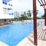Ec-Al Apartaestudio Cerca Al Mar Con Aire Acondicionado Wifi Y Piscina